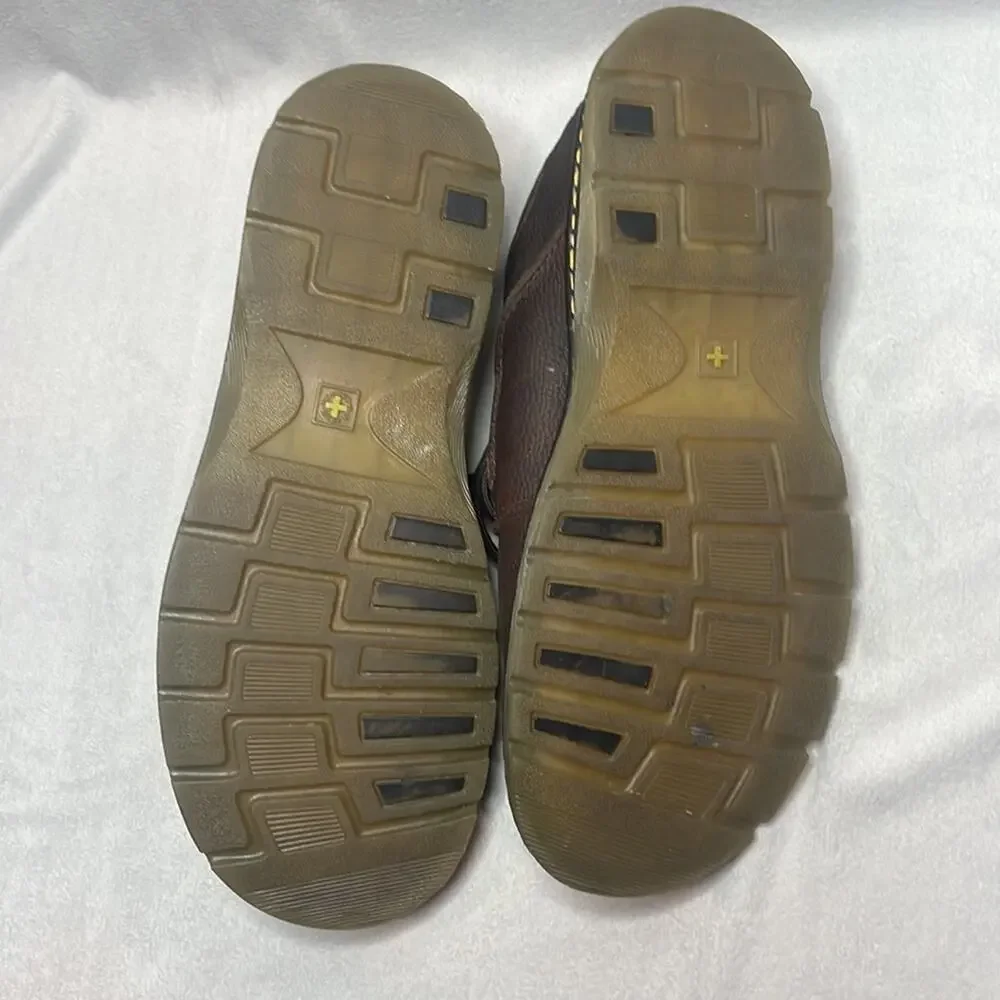 Dr. Martens Brown Leather Lace up Oxford Lug Sole Size 14
